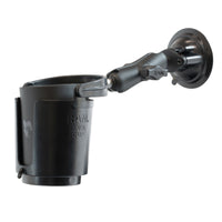 RAM-B-132SU:RAM-B-132SU_1:RAM® Level Cup™ 16oz Drink Holder with RAM® Twist-Lock™ Suction Cup