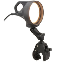 RAM-B-152-404:RAM-B-152-404_1:RAM® Tough-Claw™ Double Ball Mount with LED Spotlight