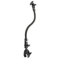 RAM-B-316-400-202U:RAM-B-316-400-202U_1:RAM® Tough-Claw™ Mount with 18" Rod and Round Plate