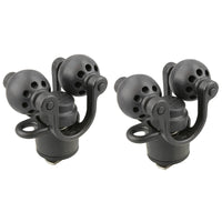 RAP-412-2:RAP-412-2_1:RAM® Roller-Ball™ 2-Pack Paddle & Accessory Holder