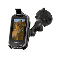 RAP-B-166-2-GA31:RAP-B-166-2-GA31_1:RAM® Twist-Lock™ Low Profile Suction Mount for Garmin Oregon + More