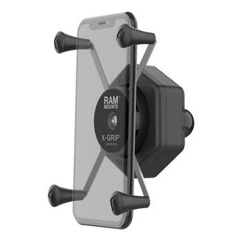 RAM-HOL-UN10B-462:RAM-HOL-UN10B-462_1:RAM X-Grip Large Phone Holder with Ball & Vibe-Safe™ Adapter