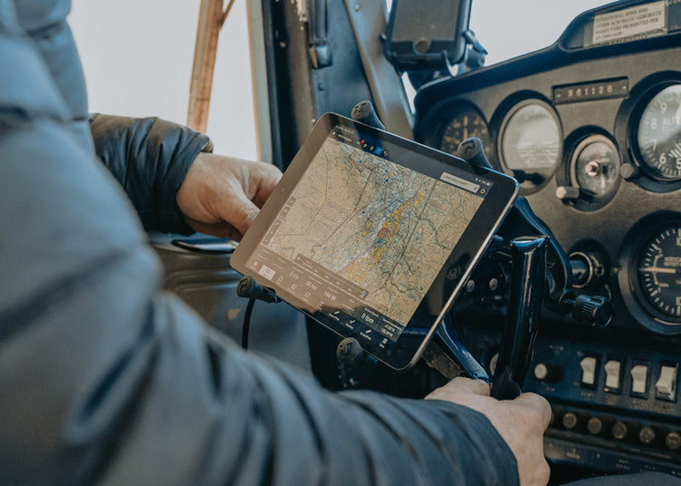 Image showing a RAM Mounts iPad Mount for Airplanes 