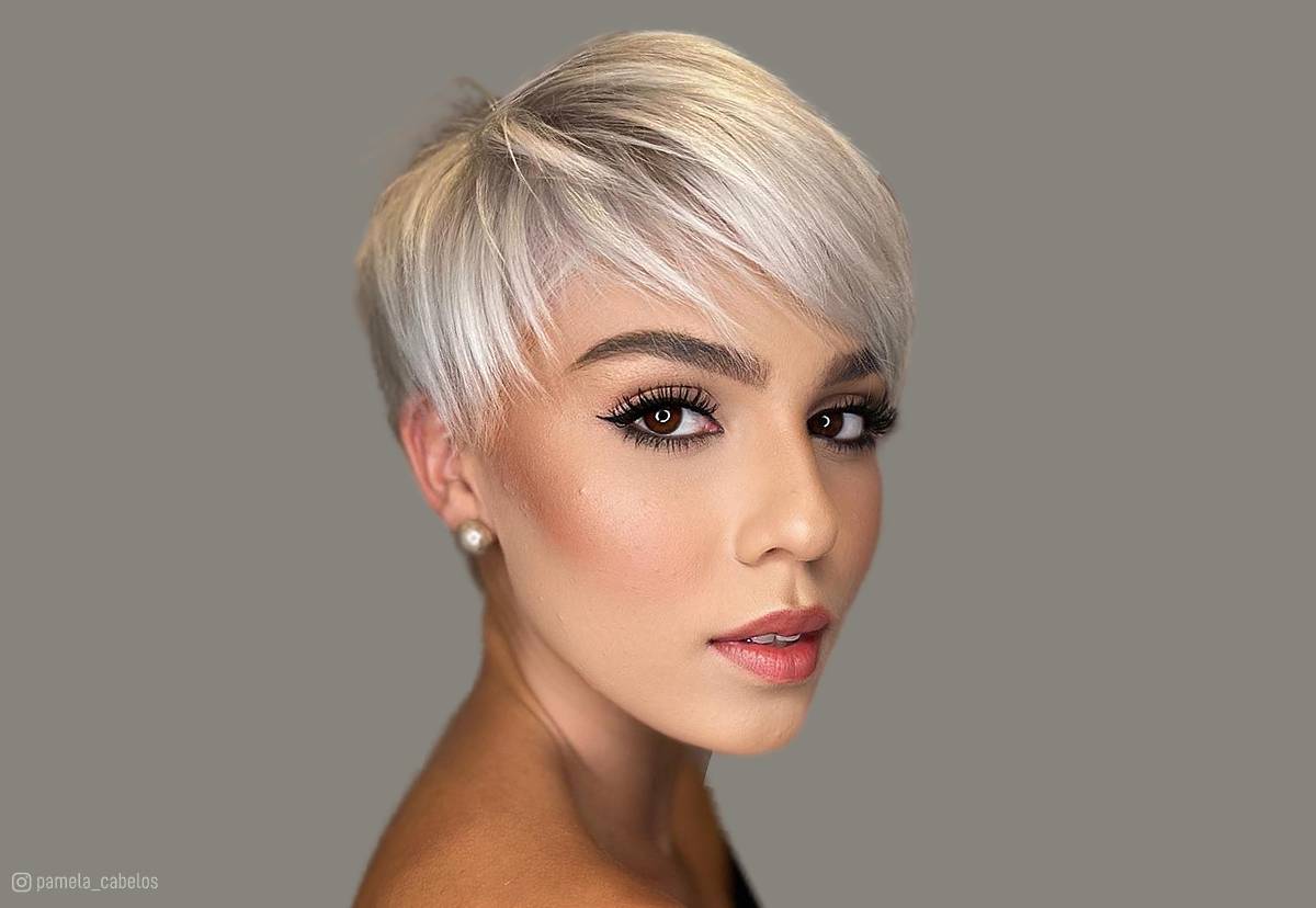 The best pixie cut with bangs