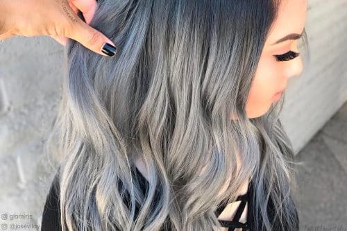 Best silver ombre hair colors