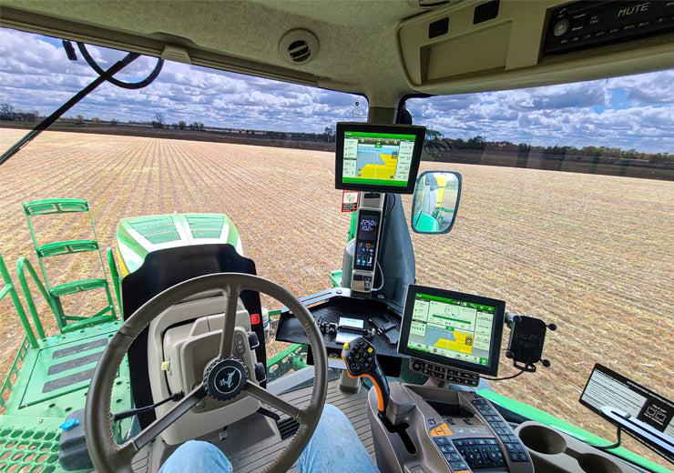 RAM Agriculture Combine Mounts IntelliSkin with GDS Tech