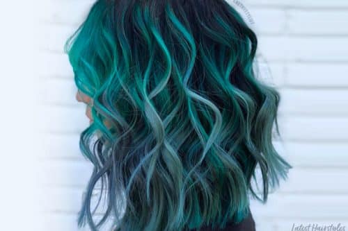 Green hair colors