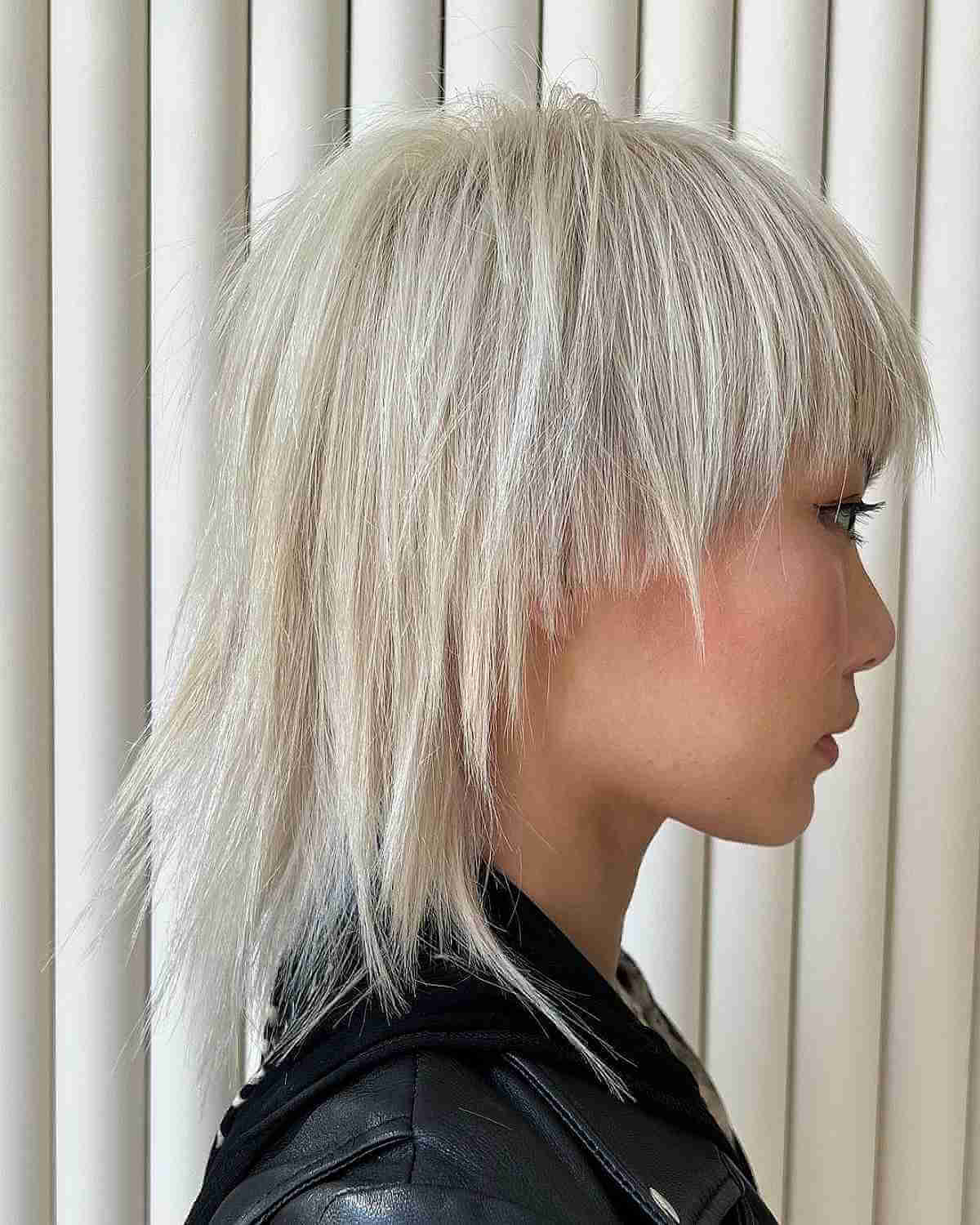 Icy Shaggy Mullet for Women