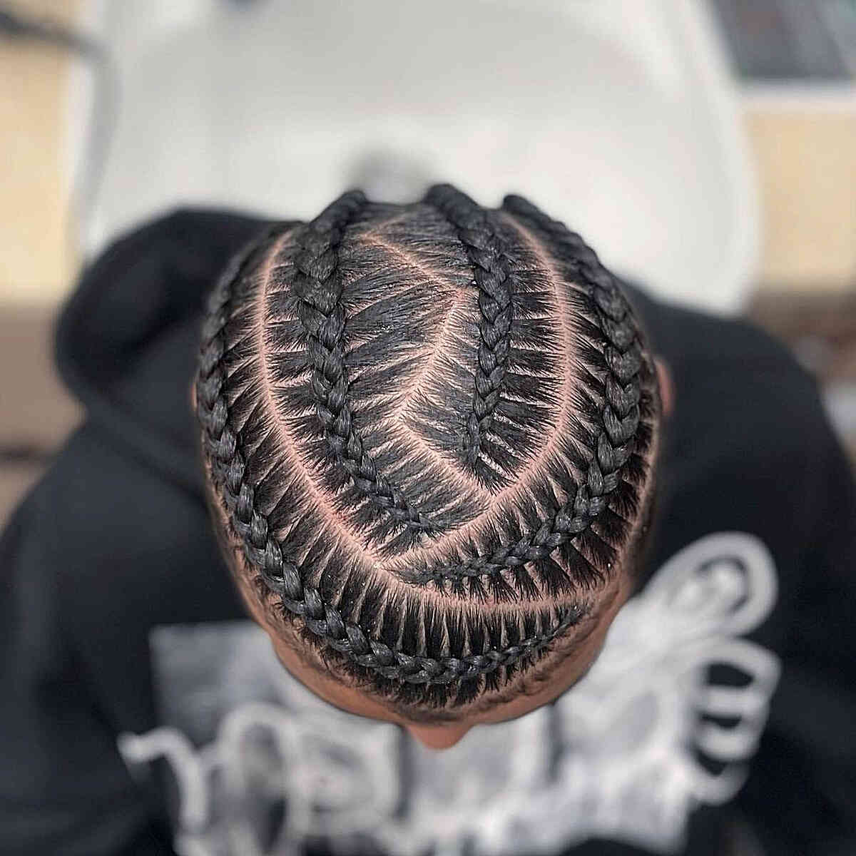 Perfectly Braided Hair for Men