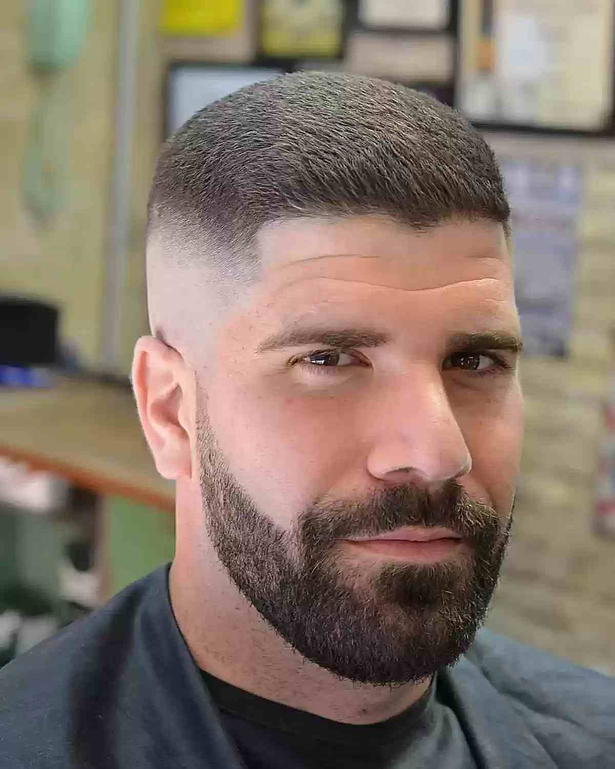 Short Buzz Cut for Very Thick Hair for Men