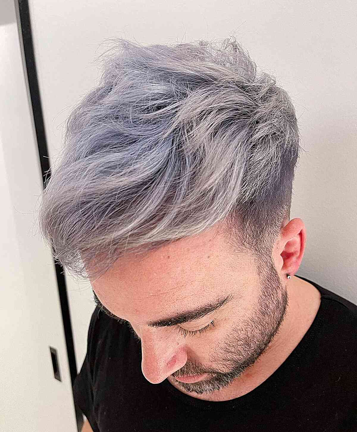 Silver Hipster Hair Color
