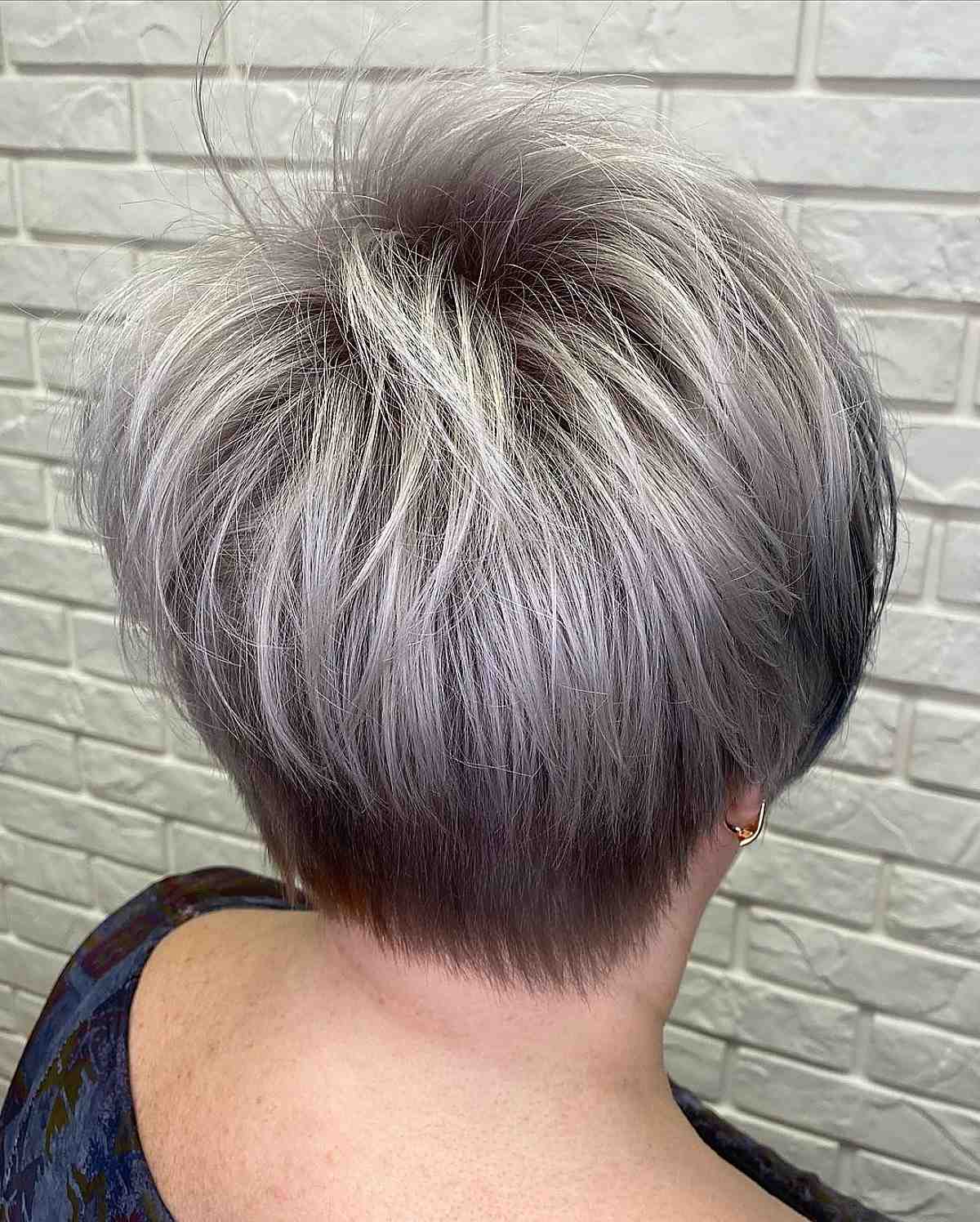 Excellent tapered pixie hairstyle