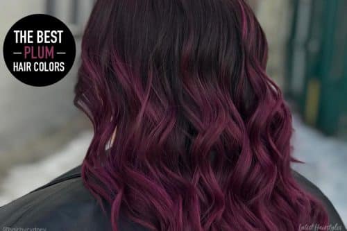 The best plum hair color ideas