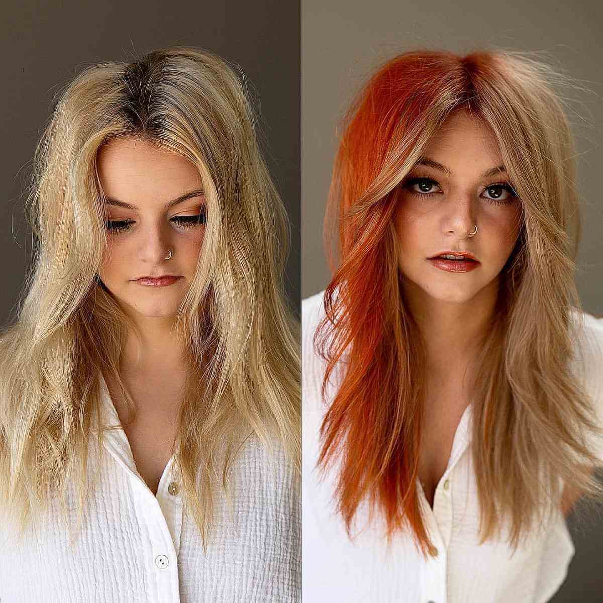 Two-Toned Hair Color