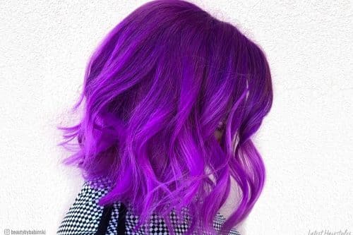 The best violet hair colors